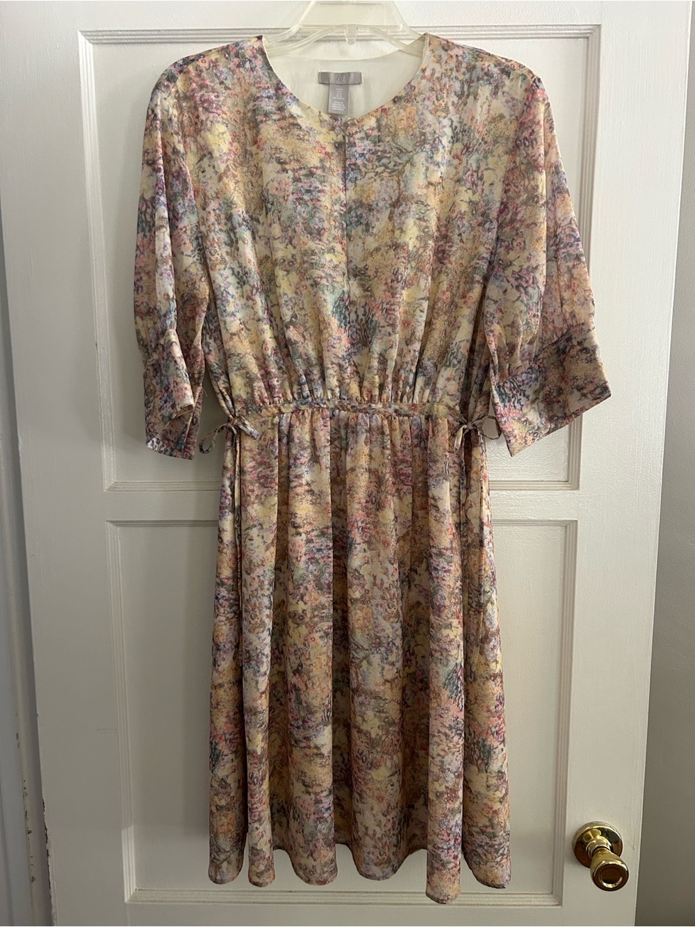 H&M Floral Chiffon Dress